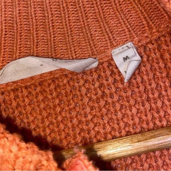 🍊Soft Surroundings Highland
Autum Leaf Ribbed Chunky Knit Tunic Knit Sweater. M - Picture 5 of 16